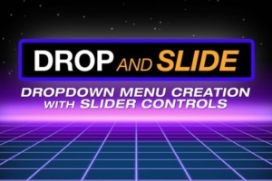 【AE脚本】快速创建和控制下拉菜单式动画图层切换脚本 Drop and Slide v1.0 +使用教程