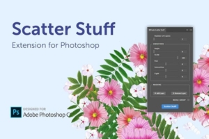 【PS插件】PS图层随机散布插件 Scatter Stuff Photoshop Extensio v1.1.0 Win/Mac汉化版 +使用教程