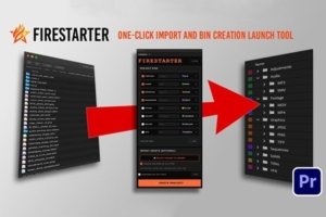 【PR脚本】项目工程素材自动归类整理效率工具 FireStarter v1.0.7 汉化版 +使用教程