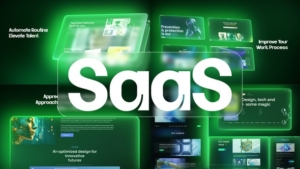 【AE模板】潮流时尚AI产品SaaS平台官网业务展示宣传动画 Ai SaaS Promo