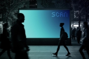 【PS样机】夜晚户外街道LED大屏灯箱广告效果展示PS样机 Outdoor LED Screen Mockup