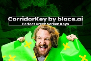 【AE/PR插件】AI人工智能绿幕快速抠像边缘细节优化插件 CorridorKey by blace.ai v1.3.54 Win版