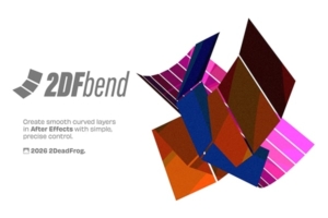【AE脚本】图层快速切片弯曲控制动画工具 2DFbend v1.0.1 汉化版 +使用教程