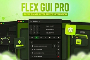 【AE脚本】AE工作流智能快捷管理多功能脚本 Flex GUI Pro v2.1.0 汉化版 +使用教程