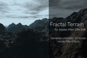 【AE插件】高精度三维地形地貌生成插件 Fractal Terrain v1.0.2 Win/Mac汉化版 +使用教程