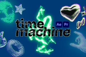 【AE/PR插件】复古电子设备屏幕故障显示视觉特效 TimeMachine v1.0 Win/Mac汉化版 +使用教程
