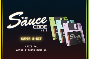 【AE插件】创意ASCII字符艺术特效插件 theSauceCode v1.3 Win/Mac版 +使用教程