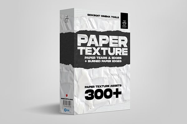 【图片素材】300张复古褶皱折叠撕裂燃烧纸张边缘纹理照片叠加图片素材 Sickboat – Paper Texture Pack: Paper Texture PNG + Paper Tears