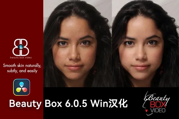 【达芬奇插件】视频人像磨皮润肤美颜修饰OFX插件 Beauty Box v6.0.5 Win汉化版
