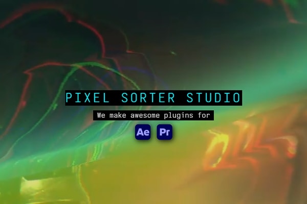【AE/PR插件】12套像素扭曲撕裂花屏手绘抽象视觉特效插件合集 Pixel Sorter Studio Bundle 260608 Win