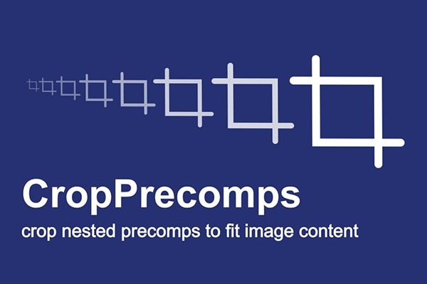 【AE脚本】PSD预合成图层自动裁剪优化脚本 pt_CropPrecomps v2.3