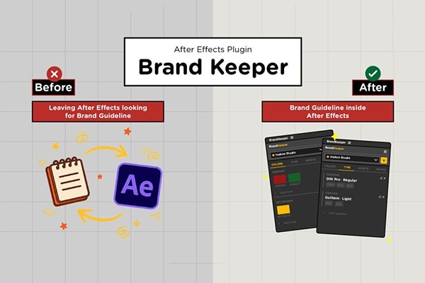 【AE脚本】品牌项目资产素材规范统一管理工具 Brand Keeper v1.2.0 汉化版 +使用教程