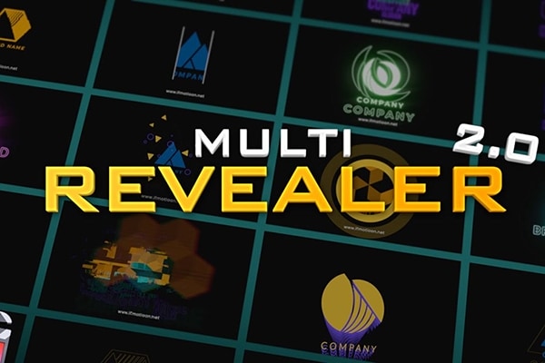 【FCPX插件】74个酷炫光线故障艺术风格LOGO标志展示片头动画 IF Motion – Multi Revealer 2.0 汉化版
